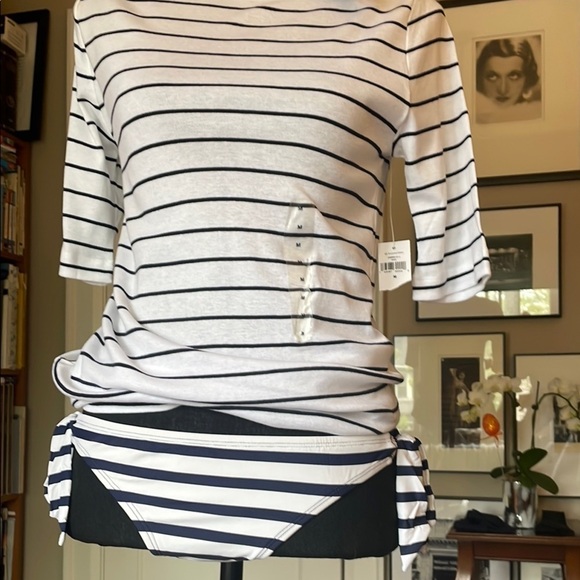 ☀️🕶️ Ann Taylor Blue and White Bikini Swimwear☀️🕶️ - Picture 5 of 15